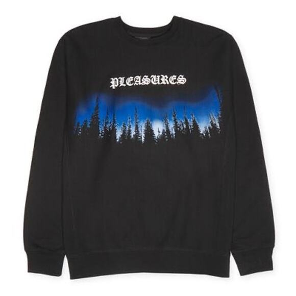 Pleasures Other - Pleasures Black Forest Crew Neck Sweatshirt XL